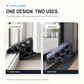 🚪 Köp 1 få 1 gratis 🛡️ Secure Track Door Stop – säker dörrstopp, stötdämpande & minimalistisk design – perfekt för skjutdörrar, fönster och balkongdörrar ✨🏠