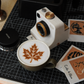 🔥 Retro kaffekonstkamera – Mekanisk latte-schablonpress