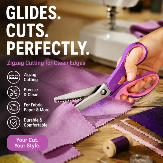 Rekommendationer från erfarna skräddare✂️🔥 50 % RABATT UNDER BEGRÄNSAD TID! Tandad Tygsax – Skapa Snygga Vågliga Kanter på Tyg & Kläder 🧵✨