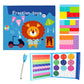 🎁Montessori Magnetisk bok Fraktionspussel för barn