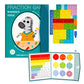 🎁Montessori Magnetisk bok Fraktionspussel för barn