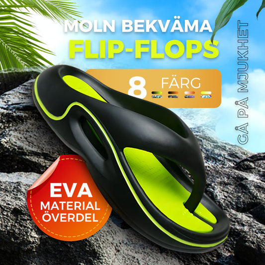 🔥Nya heta produkter🔥Bekväma Sommarsandaler Flip Flops Tjock Sula💥50% rabatt under en begränsad tid i sommar