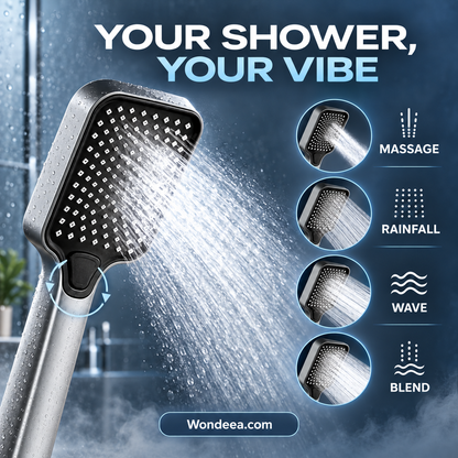 🚿 High-Boost-duschhuvud – Kraftfullt vattenflöde & spa-liknande komfort ✨