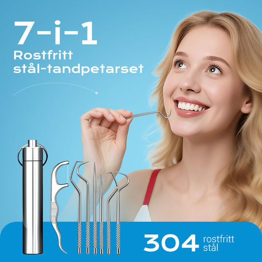 🏆Tysk precisionsteknik! 0,1 mm ultrafin spets för exakt tandtrådsanvändning✨