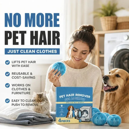 🧺 50 % RABATT NU! 🐾 Återanvändbara tvättbollar för djurhår – fångar hund- & katthår i tvätten – skonsam mot tyger & minskar trassel – perfekt för djurägare 🐕