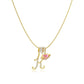 💖 LETZTER TAG – 57 % RABATT ✨ 3-lagige Anhänger-Halsketten mit Initialen A-Z 🎀 | Personalisiert & elegant