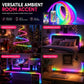 🌟 Fuskpäls neonljusremsa – 360° allsidigt sken ✨