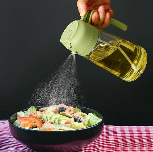 Bärbar 2-i-1 Sprayflaska för Eteriska Oljor – Fin Dimma, Läckagesäker & Perfekt För Matlagning, Bakning & Aromaterapi 🧑‍🍳