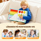 🎁Montessori Magnetisk bok Fraktionspussel för barn