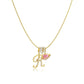 💖 LETZTER TAG – 57 % RABATT ✨ 3-lagige Anhänger-Halsketten mit Initialen A-Z 🎀 | Personalisiert & elegant