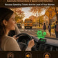 🚗50 % RABATT NU! Head-Up Display-GPS med digital hastighetsmätare för bilen – nedräkning till trafikljus och varning för rödljuskameror (HUD), universell säkerhetsvarnare för förare som hjälper dig undvika böter vid stadskörning