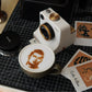 🎃 Halloween-erbjudande – 50% RABATT! 🔥 Retro kaffekonstkamera – Mekanisk latte-schablonpress