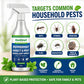 Helt ny förpackning – materialet och resultatet är precis som i videon!👍Storsäljare – Köp 2, få 1 gratis🗑️Naturlig insekts- och skadedjursspray med pepparmyntaolja🪳🦟 – Maximal styrka – En doftformel som är säker att använda i hemmet och trädgården