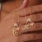 💖 LETZTER TAG – 57 % RABATT ✨ 3-lagige Anhänger-Halsketten mit Initialen A-Z 🎀 | Personalisiert & elegant