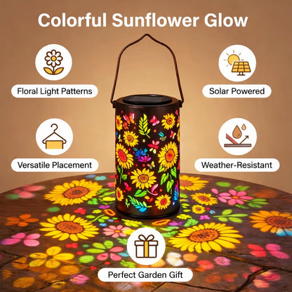 ☀️NYHETER FÖR 2026 – 50 % RABATT☀️Hängande solcellslampa med genomborrad design