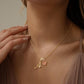 💖 LETZTER TAG – 57 % RABATT ✨ 3-lagige Anhänger-Halsketten mit Initialen A-Z 🎀 | Personalisiert & elegant