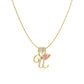 💖 LETZTER TAG – 57 % RABATT ✨ 3-lagige Anhänger-Halsketten mit Initialen A-Z 🎀 | Personalisiert & elegant