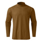 Ny långärmad slim fit-T-shirt med hög hals för män