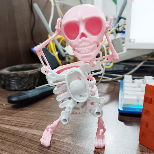 3D Printed Dancing Skeleton Decoration Toy