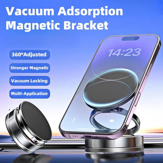 🔥Buy More Save More🔄360° Justerbar vakuum magnetisk telefonhållare📱🚗