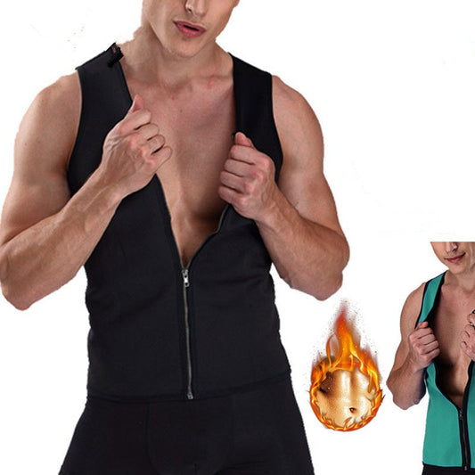 🍂Höstkampanj 74 %💥Träningslinne med dragkedja för män