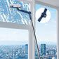 💦 50 % RABATT NU! 🏢 Specialiserad fönsterputsstång för höghus – torka & skrapa i ett, 120 cm 🛡️