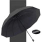 📢  HET REA 60 % RABATT ☔12-ribbig stor hopfällbar vindskyddad paraply