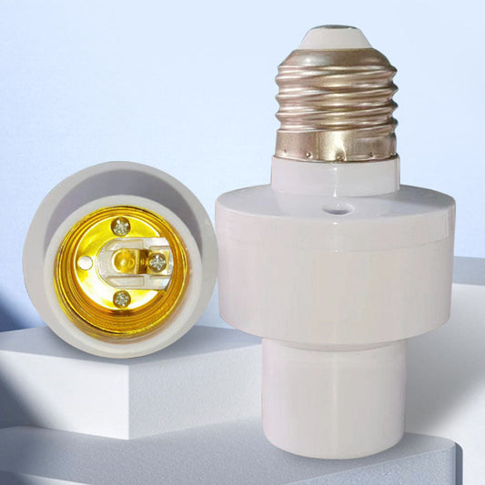 💡 KÖP 3 FÅ 2! ✨ E27 Rörelsesensor Ljussockel - Automatisk Tändning/Släckning med 180° Detekteringsvinkel för Energibesparing 🏠🔋