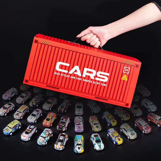 🔈🔈50% OFF! ✨ 48 Mini Cars with Built-in Garage - Interactive Play with Sound Effects and Race Track for Kids 🚗🎪