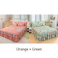 🛏️50% RABATT!🎀3-delat Volangsängkjol – Elegant Design, Fullständigt Skydd & Universell Passform 🛌