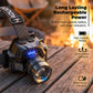 Uppladdningsbar Superljus LED-Pannlampa – Lätt, Kraftfull & Mångsidig – Idealisk för Camping, Löpning & Utomhusarbete 🏕️🔦