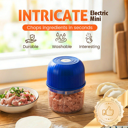 🔥 HALVA PRISET – 50% RABATT! ⚡ Elektrisk minihackare utan sladd – kraftfull, kompakt & USB‑C laddning – perfekt för snabb matförberedelse i köket, husbilen eller på picknicken 🥕🍽️