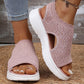 🏝️👡Women's Breathable Knit Platform Sandals🎁