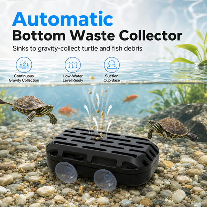 🐢 Automatisk skräpplockare för akvarium – renare vatten & mindre avfall 💧✨