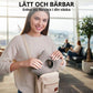 Bärbar uppblåsbar ergonomisk resekudde – 360° nackstöd & 45° perfekt vinkel för resan 💤