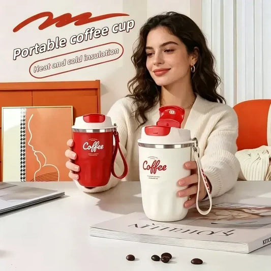 ☕ Drick utan att oroa dig för att bränna dig! En tät termomugg med temperaturdisplay – din smarta vardagskompis! ✨