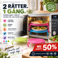 🍱 50 % rabatt! Vikbar mikrovågshylla – värm 2 rätter samtidigt, värmebeständig upp till 220°C. Sparar tid & utrymme! ⚡✨